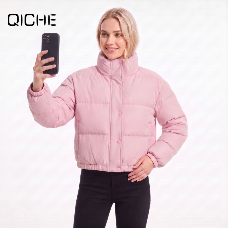 Chaqueta Acolchada Corta con C - Women'S Fashion Petite reseña y precio